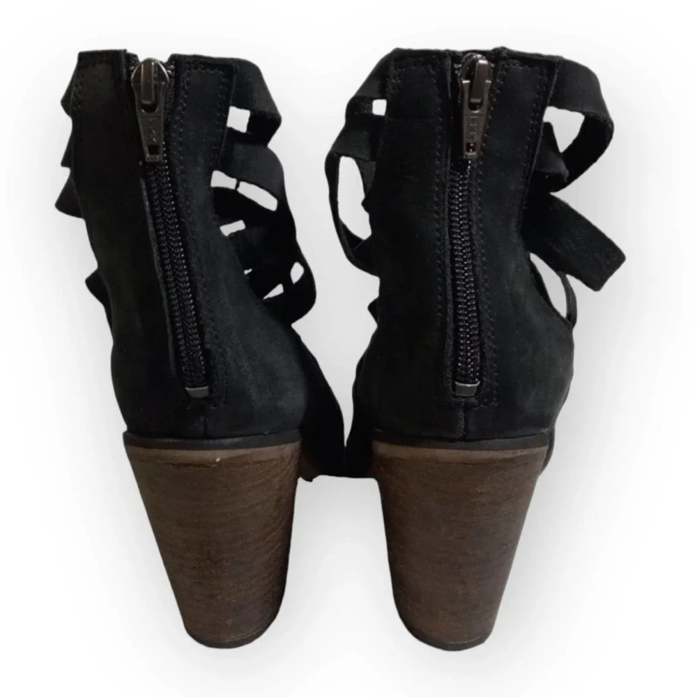 Free People Black Hybrid Strappy Bootie Size eu 41 US  8.5 - Picture 6 of 8